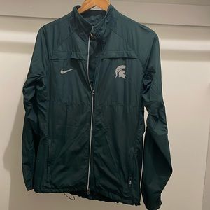 Nike running jacket Michigan State Spartans size M